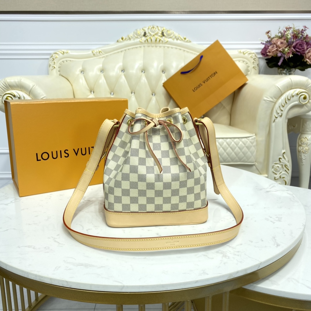 Louis Vuitton NOE BB Handbag Damier Azur N41220